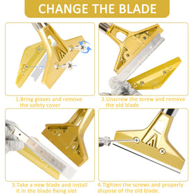 Wanguan blades in box for quick, convenient replacement