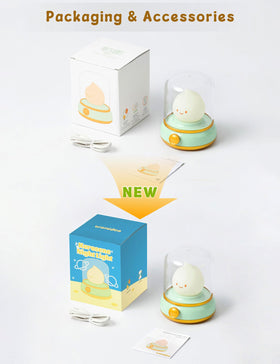 WANIDEA Cute Chibi Flame Lamp kid-friendly glow for safe nights