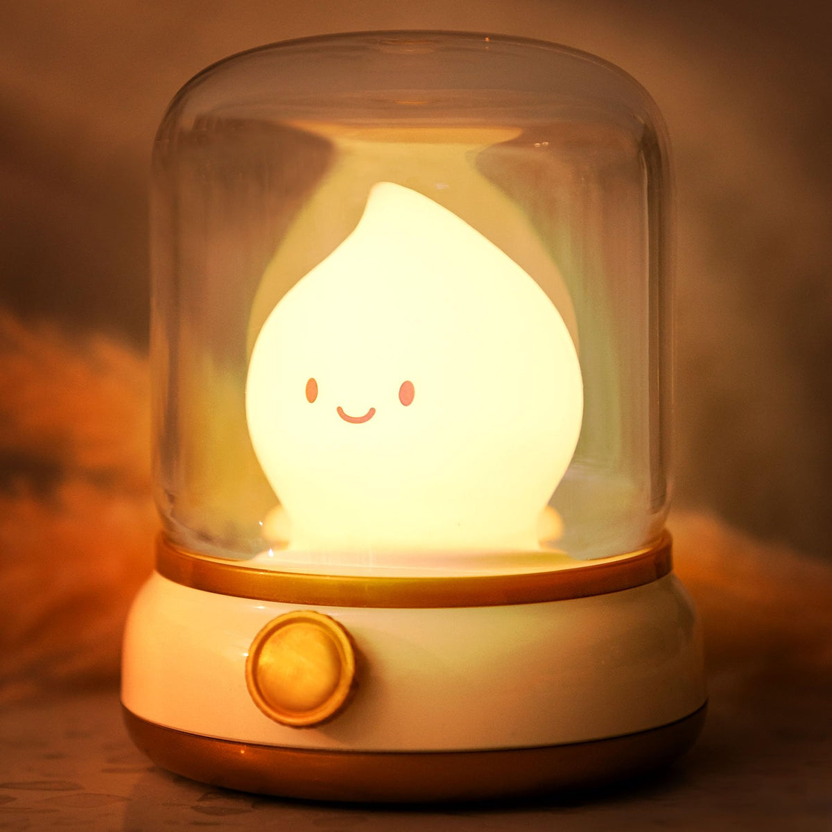 WANIDEA flameless candle lamp with candlelight mode for warm ambience