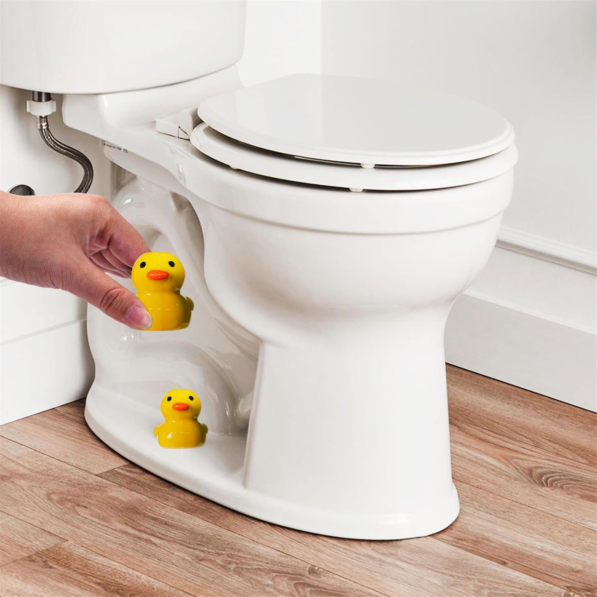 WANSHUNLMI yellow duck bathroom decor highlighting whimsical character
