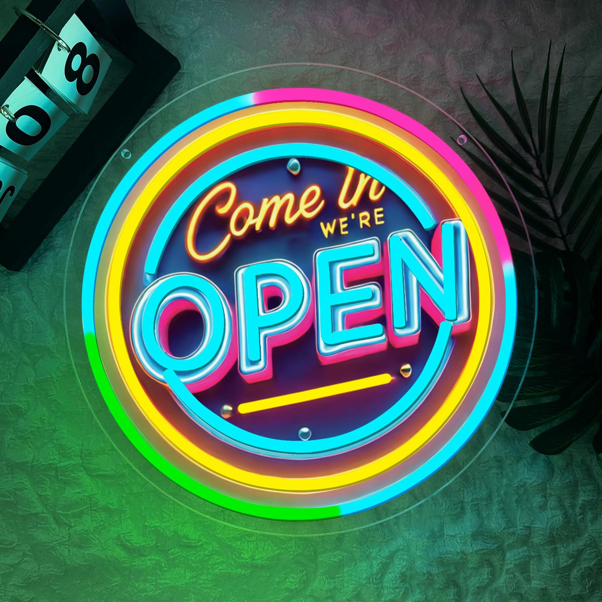 WANXUNEON neon open sign room decor enhances cozy spaces.