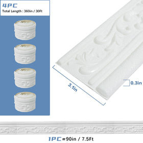 WAPANE self-adhesive 3D border foam provides quick, strong adhesion.