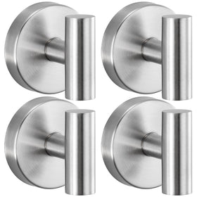Warlve heavy-duty suction hook on glass shower door holding towels.