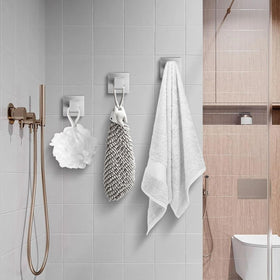 Warlve towel hook dimensions 2.16h x 1.97d x 1.97l for planning.