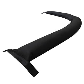 Warmoon 10ft flood barrier deployed at a doorway for rapid protection.