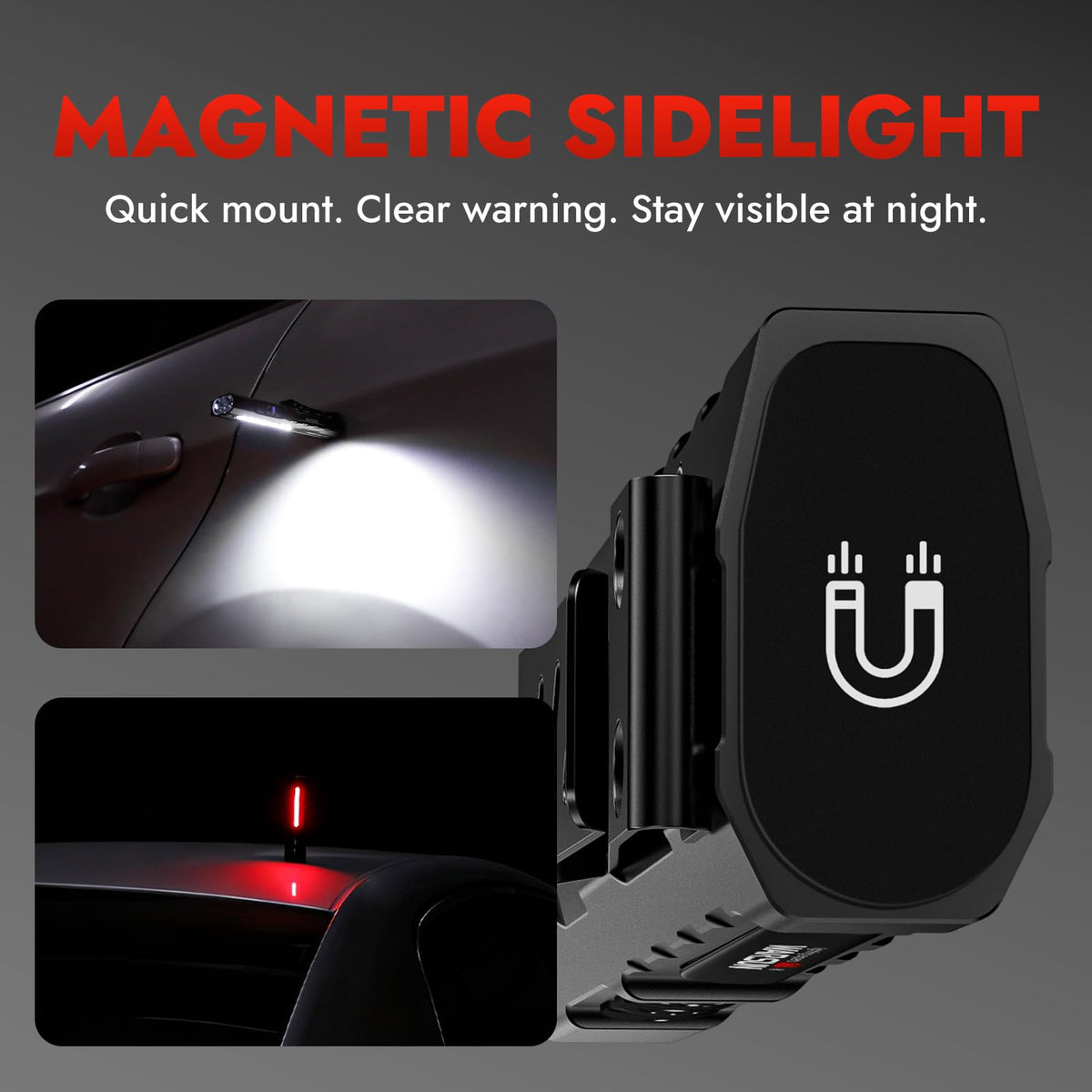 WARSUN EDC flashlight night walk for clear visibility
