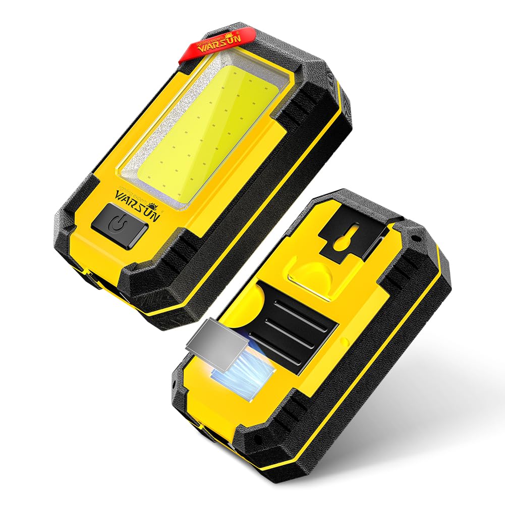 WARSUN Rechargeable Work Light 1200lm with portable illumination for any workspace