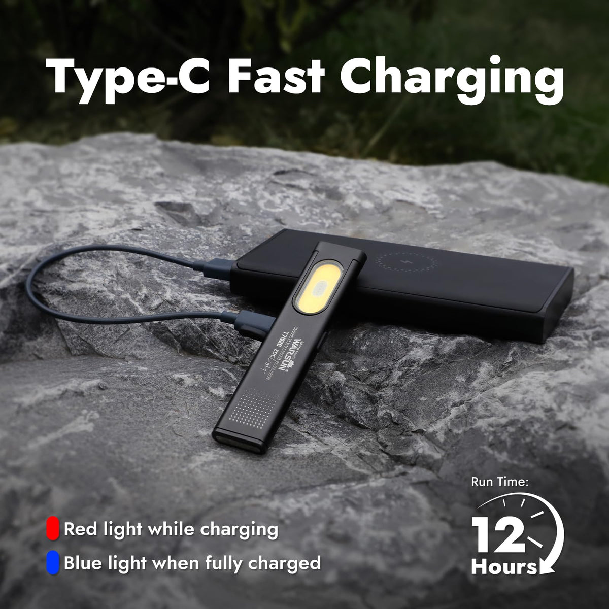 WARSUN T7PRO ideal for night walking and quick inspections.
