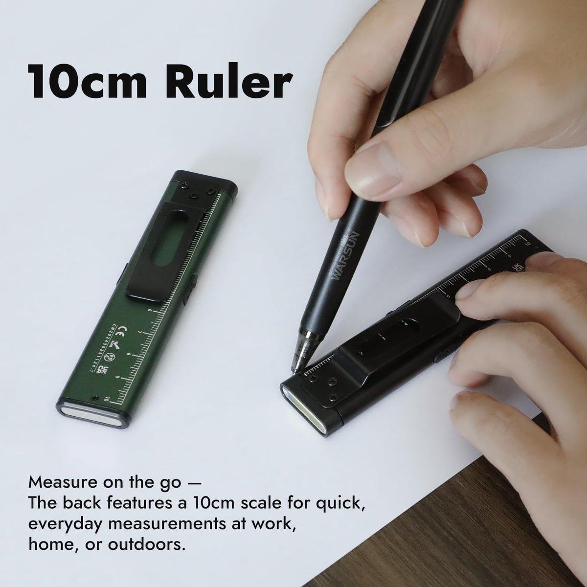 WARSUN T7PRO USB-C rechargeable – convenient charging from home or car.