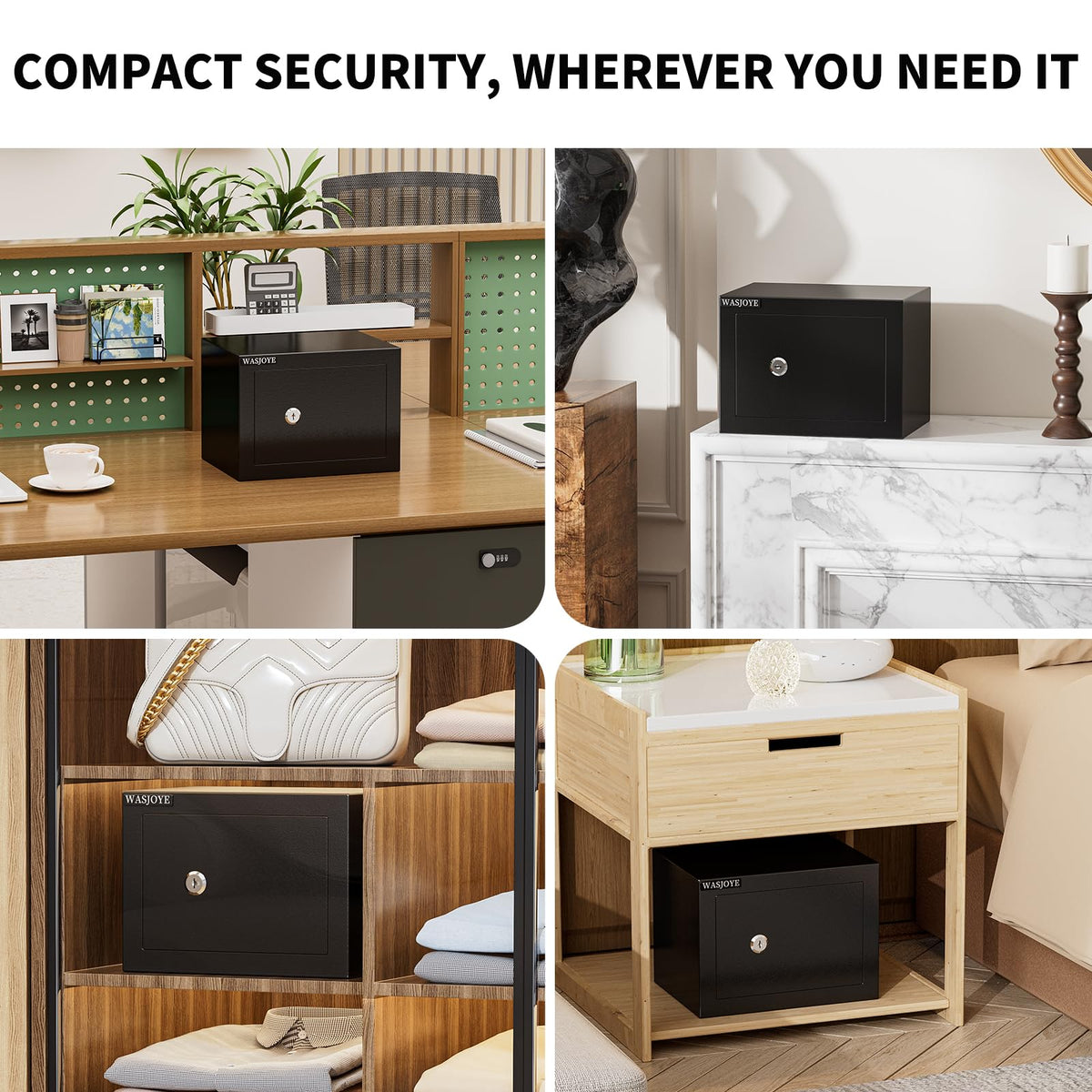 WASJOYE concealed hinges reduce hardware visibility