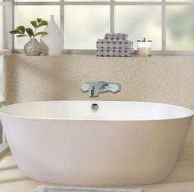 Wasserman WMF offset 3-hole design fits standard centers.