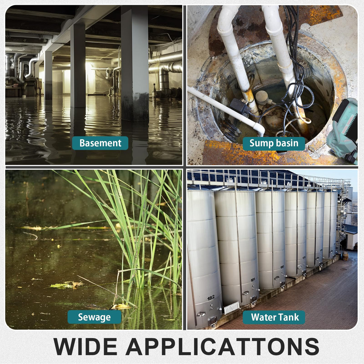 WASSERMANN suitable for basements and tanks, supporting reliable water control.