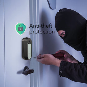 No-drill installation with Wasserstein mount for Nest Doorbell Battery