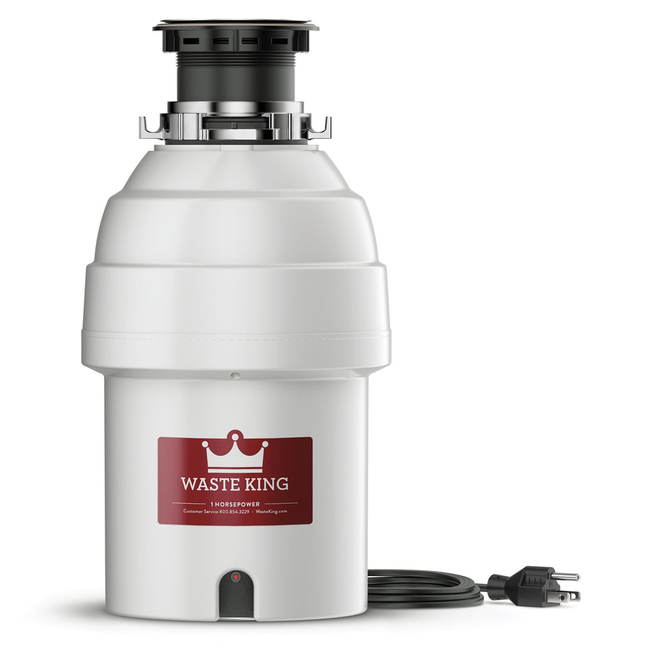 Waste King L-8000 front view for under-sink installation.