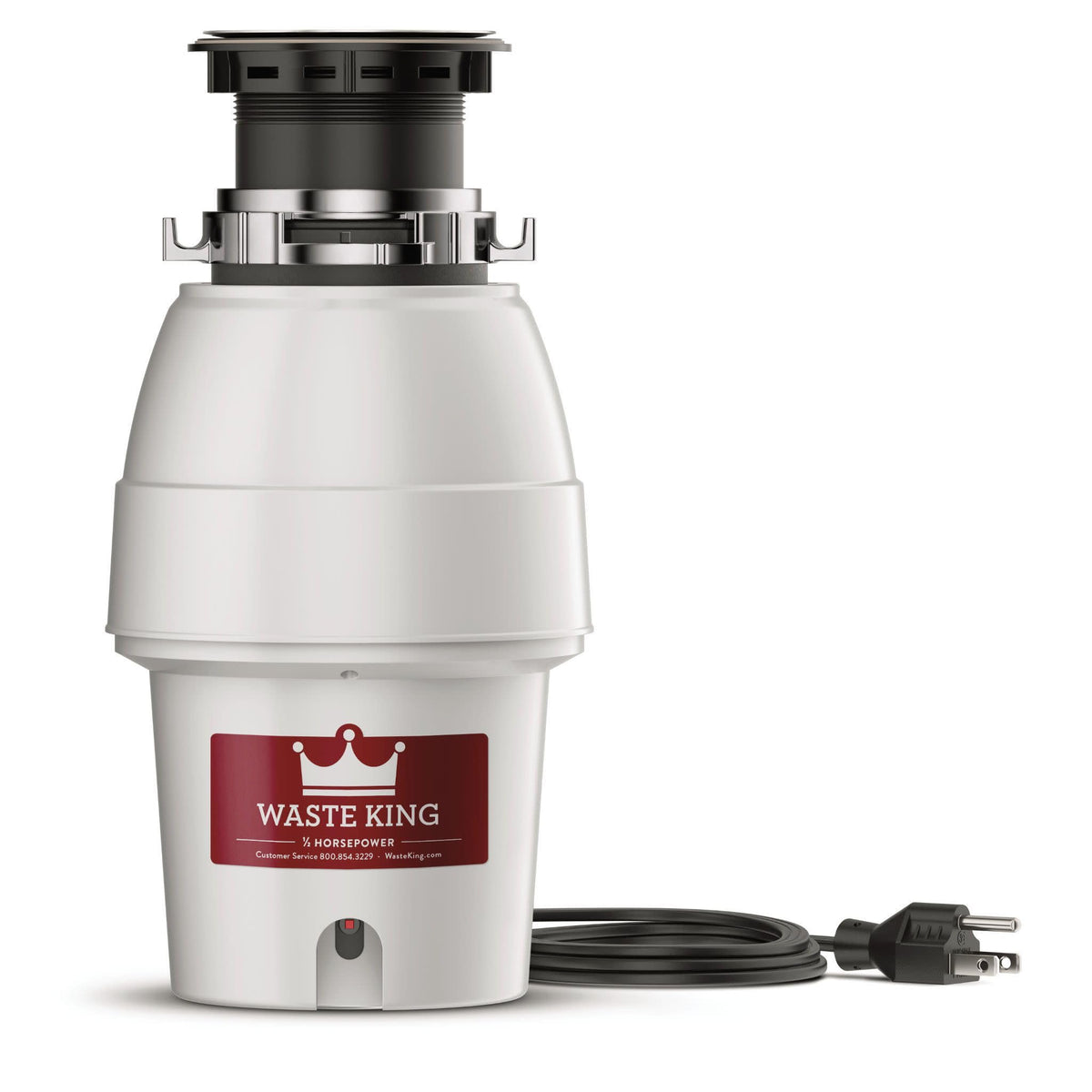 Waste King Legend 2600 durable stainless components support long-term use.
