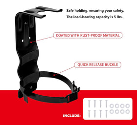 Watayo 5 lb load-capacity bracket close-up shows sturdy strap support.