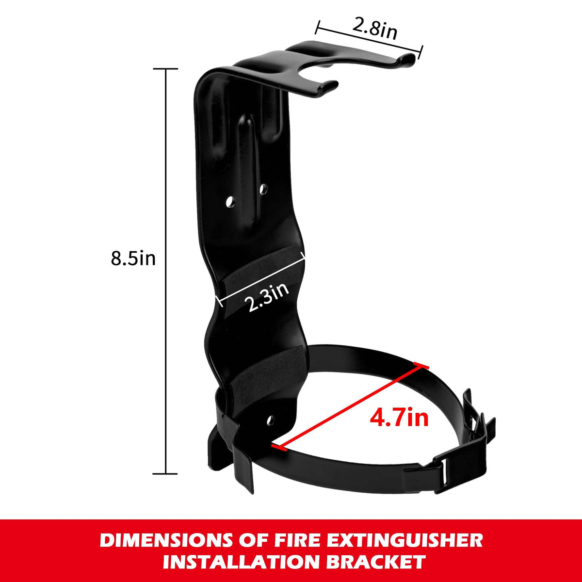 Watayo bracket back view with mounting holes for reliable wall attachment.