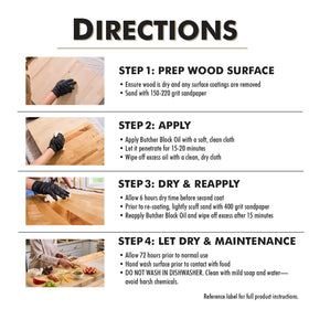 Watco cutting-board-finish provides food-safe protection for daily use.