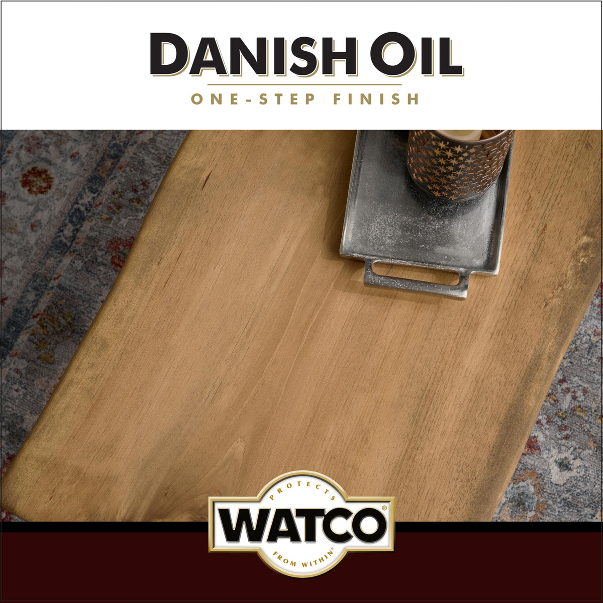 Watco Danish Oil provides protection against spills, abrasion and chipping.