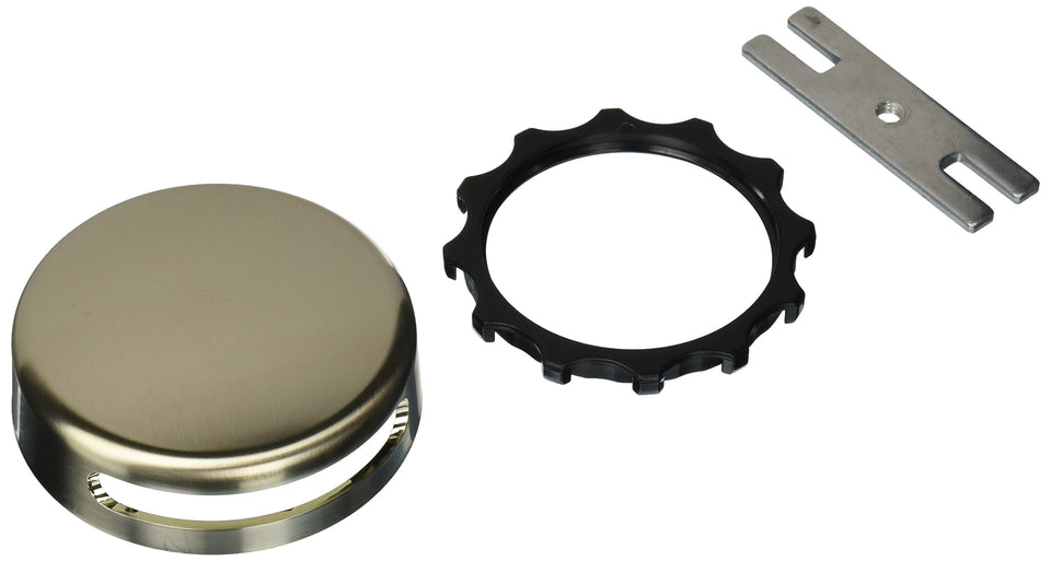 Watco Innovator Overflow Plate in brushed nickel for modern bath installations and easy retrofits