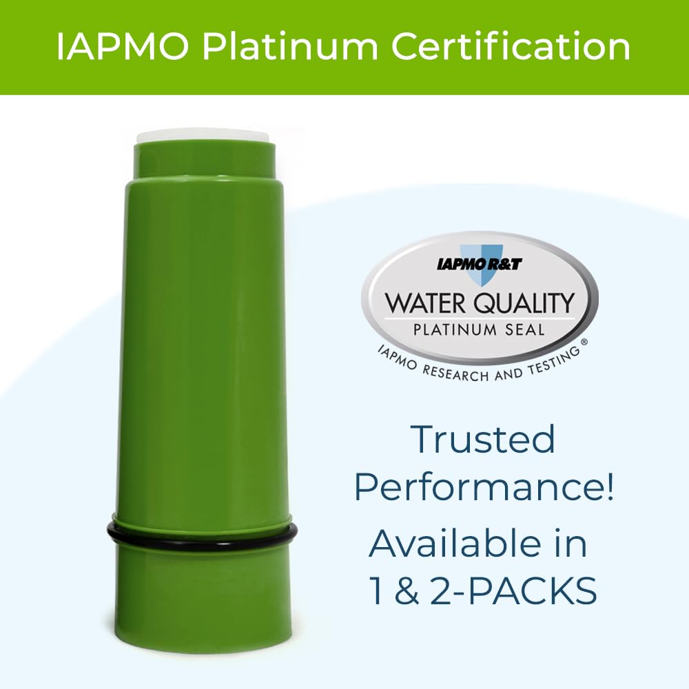 WaterChef RCSF-7 capacity up to 10,000 gallons per cartridge.