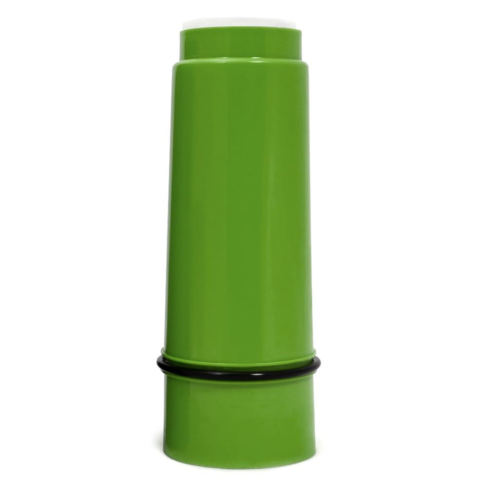 WaterChef RCSF-7 shower filter front view showing compact design and chlorine reduction potential