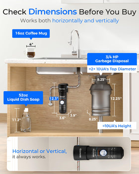 Waterdrop 10UA long-life filter up to 12 months.