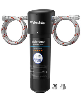 Waterdrop 10UA under-sink filter for compact home installation.