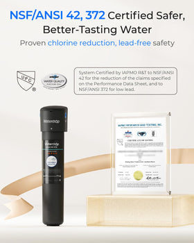 Waterdrop 15UA multistage filtration illustration for clearer water