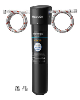 Waterdrop 15UA under-sink filter installation view for quick kitchen upgrade