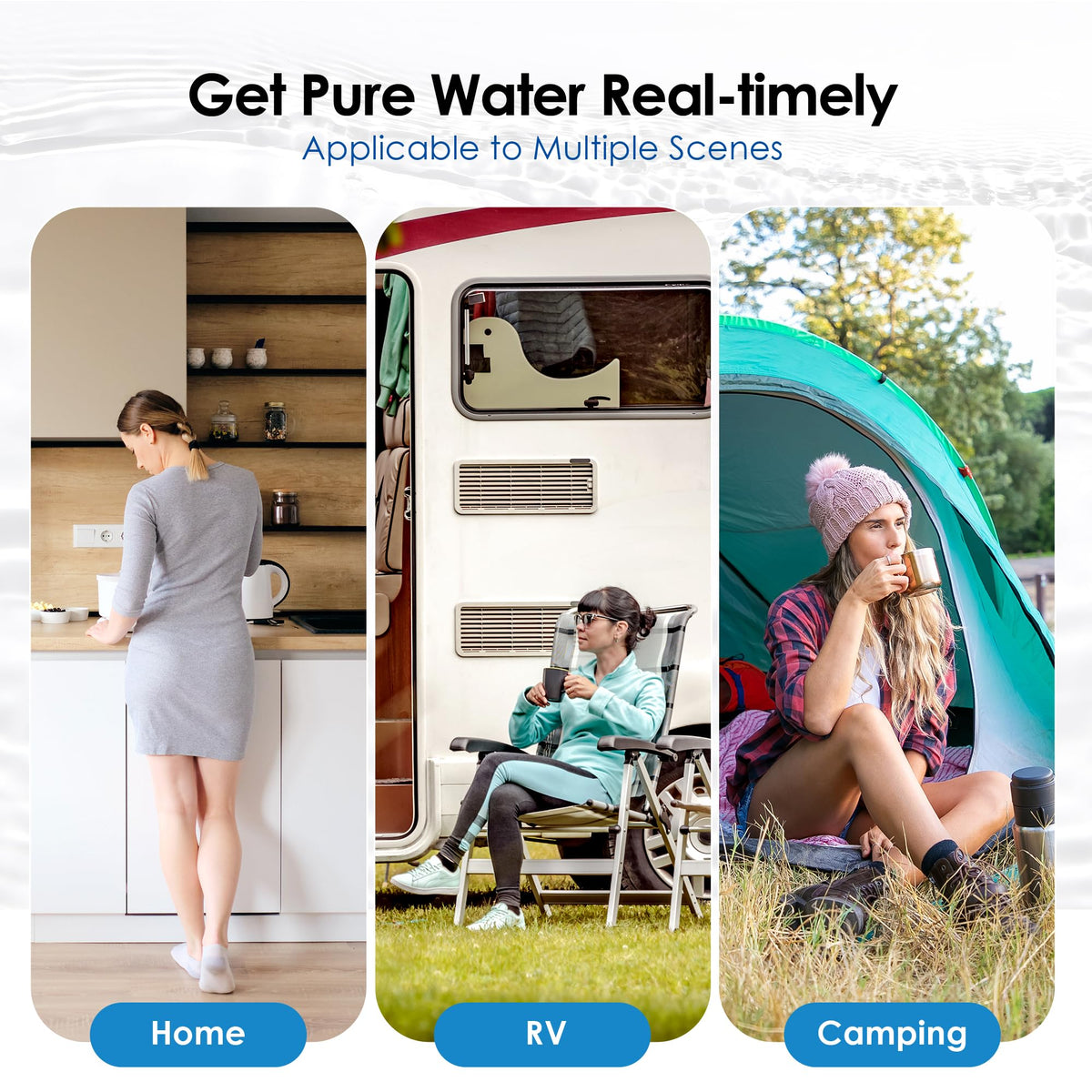 Waterdrop provides 24 7 support for filter questions and replacements.