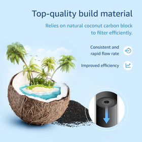 White Waterdrop 7027W on-tap filter in action for clean tasting water.