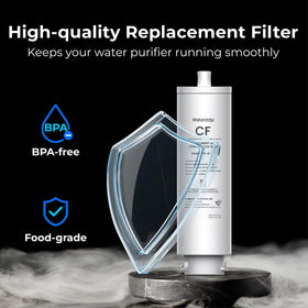 Waterdrop A1-CF BPA-free, food-grade materials ensure safety.