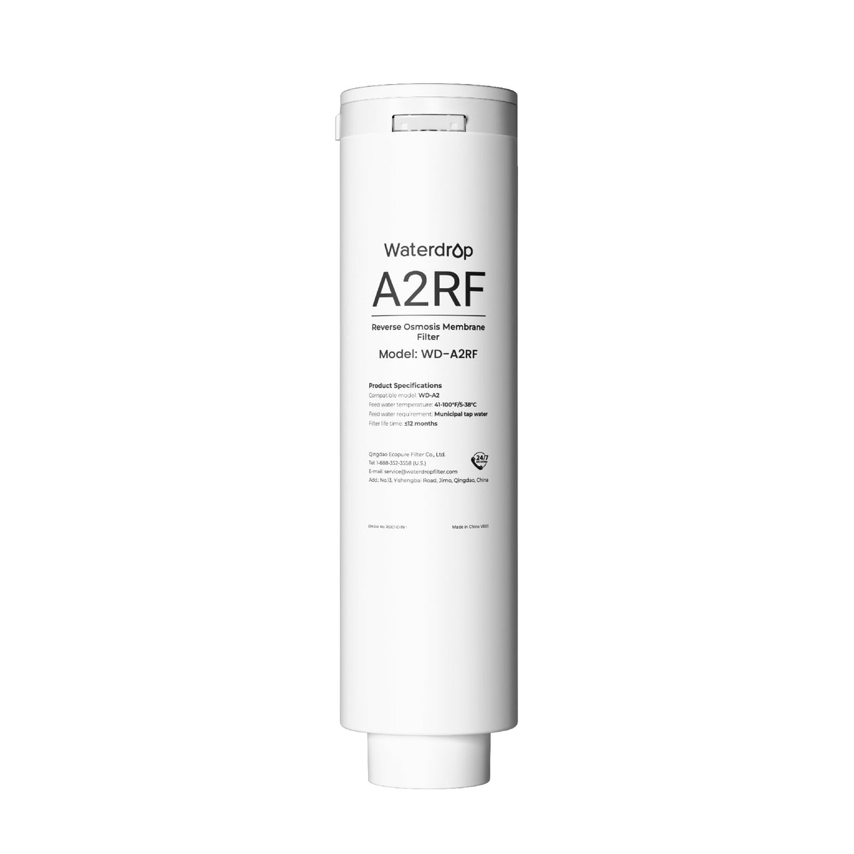 Waterdrop A2RF filter replacement for WD A2 RO system improves filtration performance.