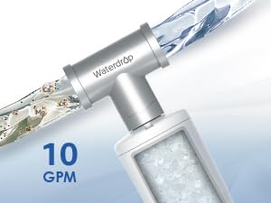Waterdrop AP431/AP430SS installation view shows upright mounting for effective scale control.
