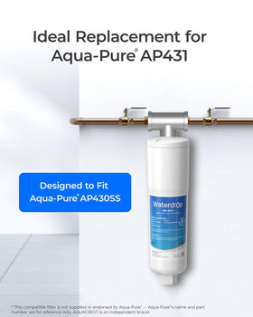 Waterdrop AP431 scale inhibitor in action protecting appliances from limescale buildup.