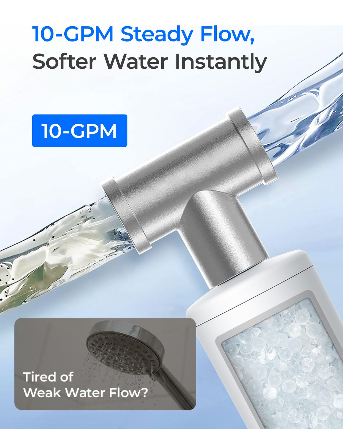 Waterdrop AP431 leak-free housing helps reduce maintenance worries.