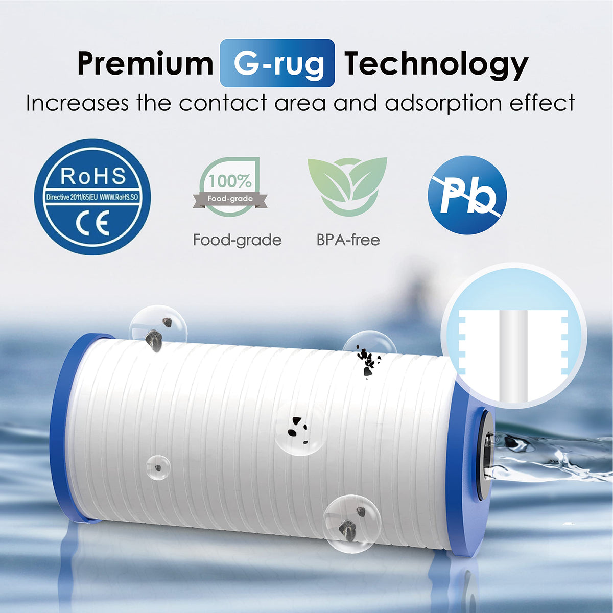 Waterdrop AP810 delivers high flow up to 20 GPM for busy homes.