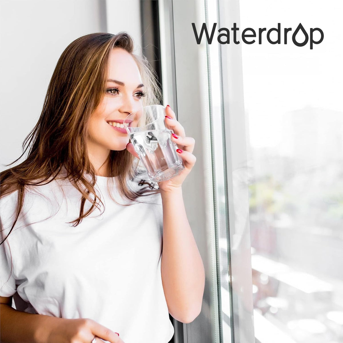 Waterdrop BS10 electroplated metal body for durable, long-lasting performance.