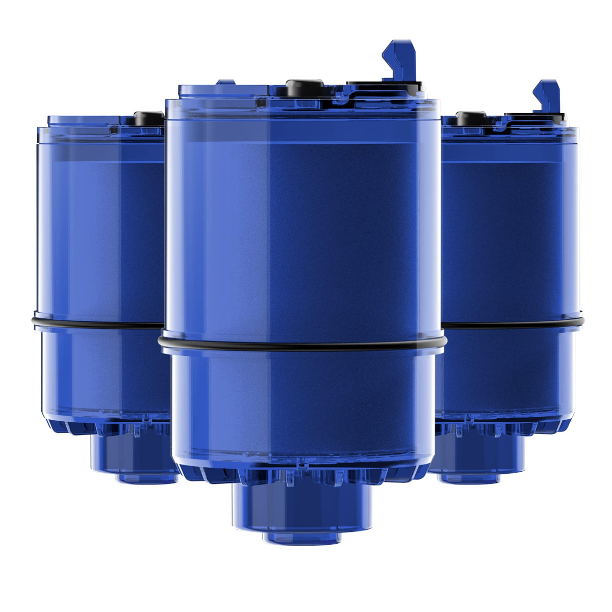 Waterdrop C08A faucet water filter front view showing compact design for kitchen use.