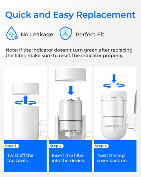 Waterdrop C08B packaged as a convenient 3-pack.