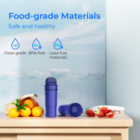 Waterdrop C10 filter made with lead-free materials for safer use