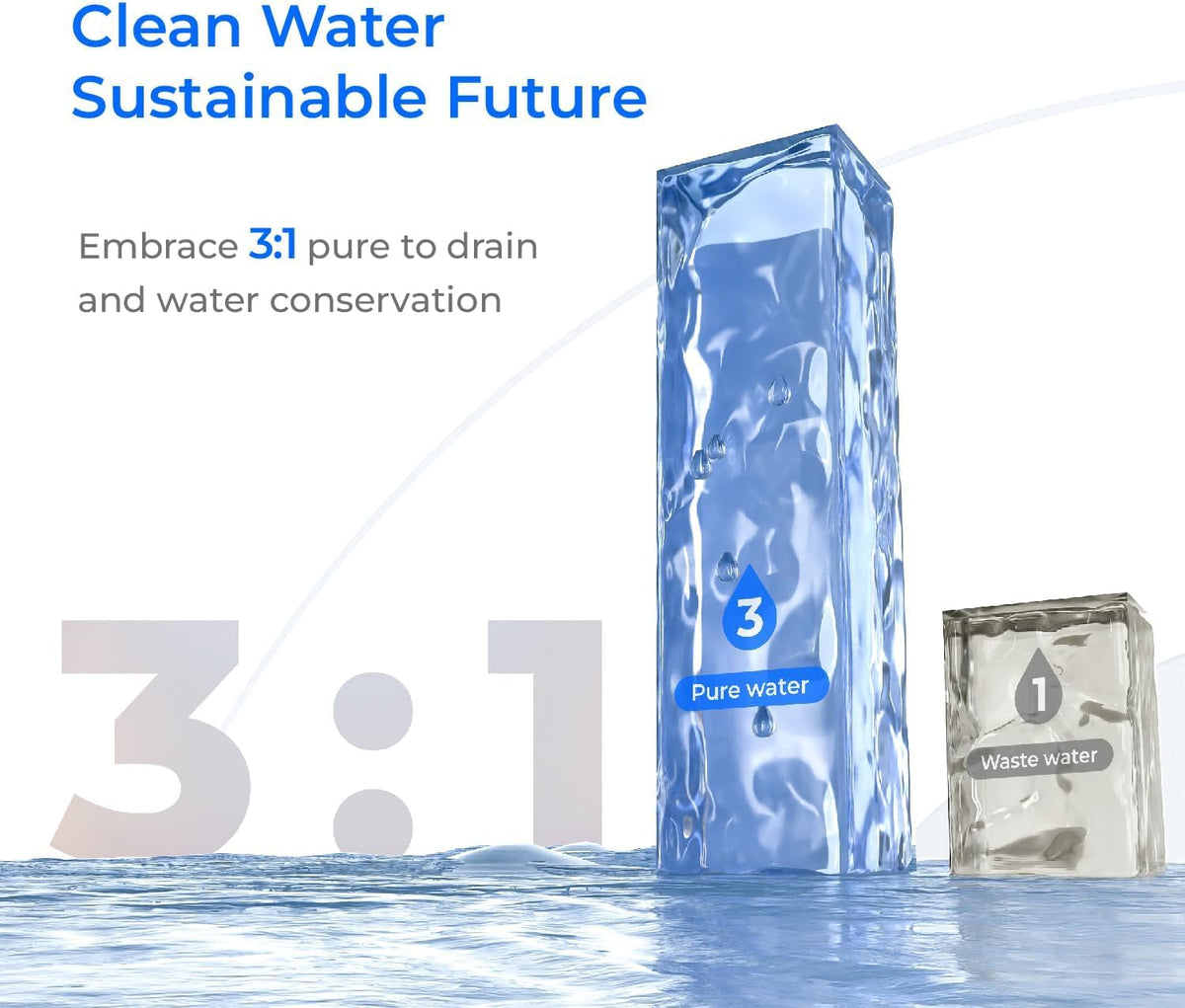 Waterdrop C1RF provides twelve-month protection with long-lasting filter replacement