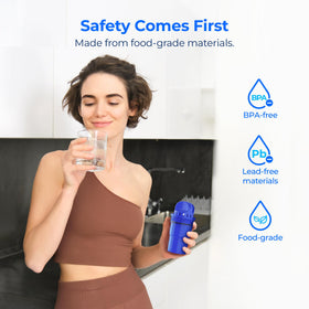 Waterdrop CF10A-S multistage filtration system reduces contaminants.