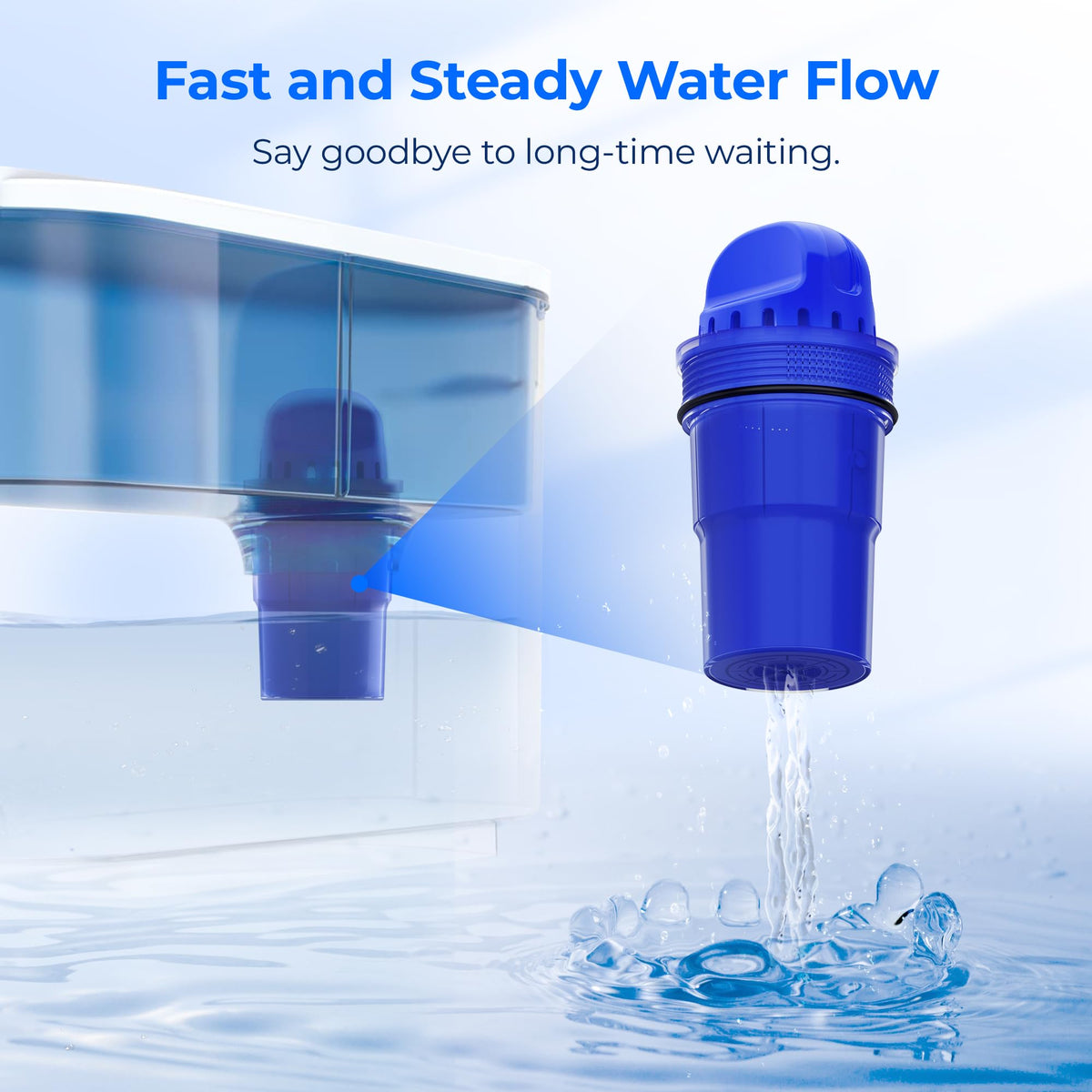 Waterdrop CF10A-S NSF certification label for trusted filtration.