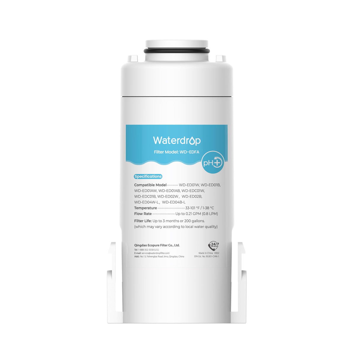 Waterdrop EDFA alkaline filter for pitcher balancing pH and taste.