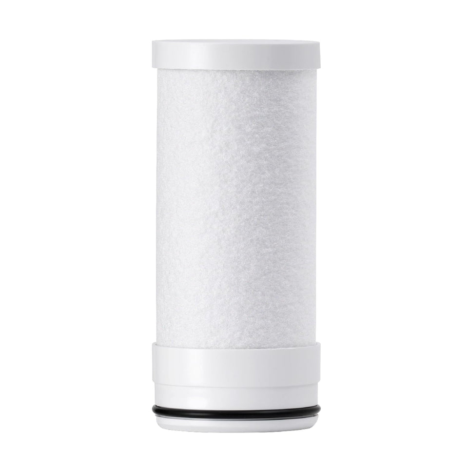 Waterdrop FF-03A filter cartridge installed on WD-FC-06 for easy faucet filtration.