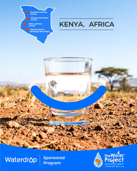 Waterdrop filtered water in glass suggesting refreshed taste