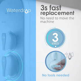 Waterdrop G3-N1CF easy twist installation demonstrating tool-free replacement