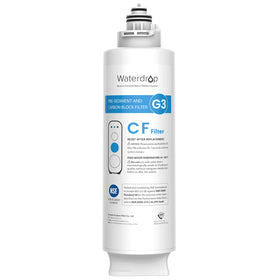 Waterdrop G3-N1CF filter front stages reducing sand and rust for cleaner water